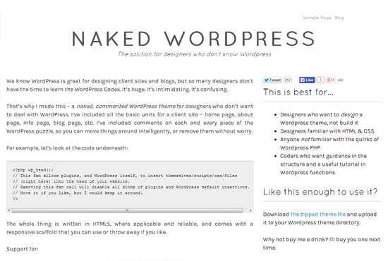 Naked WordPress
